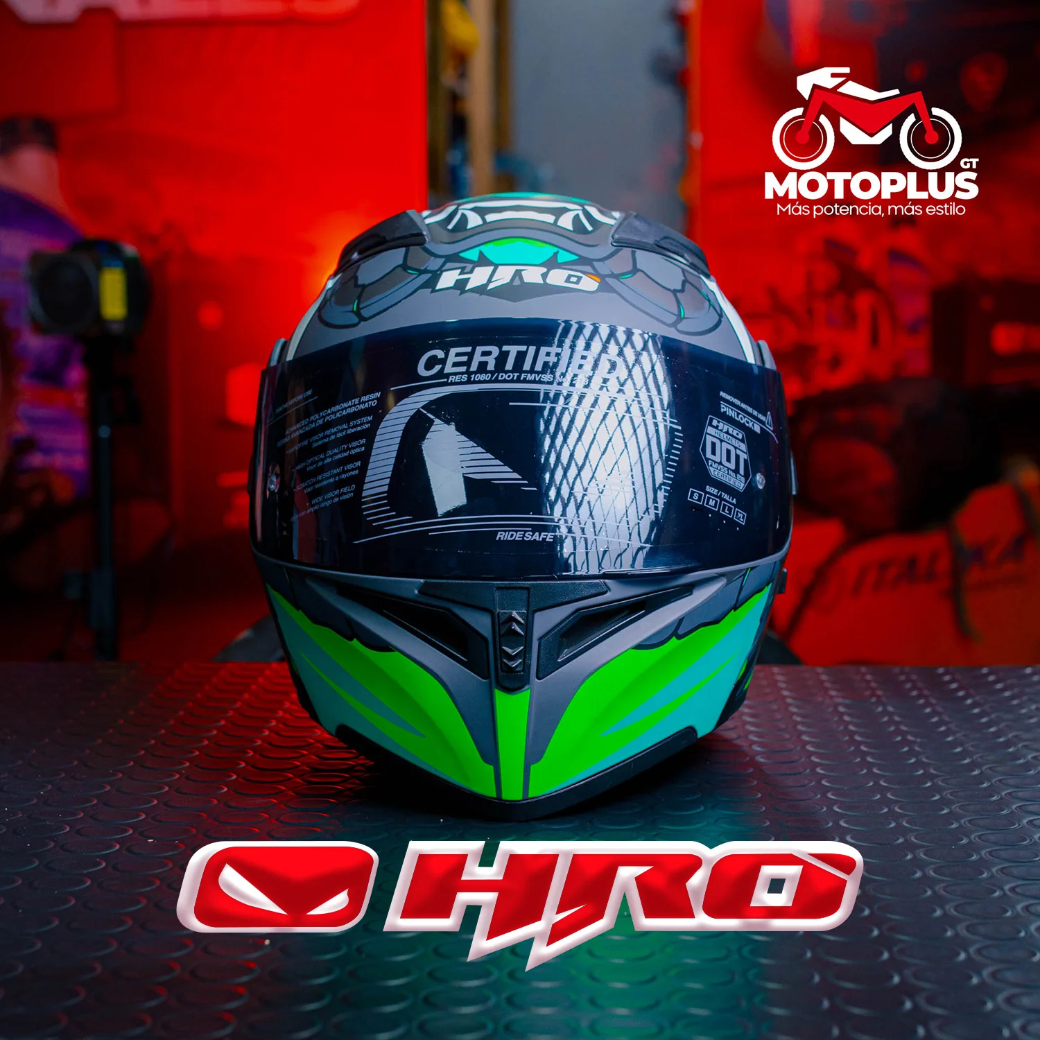 Casco HRO Verde