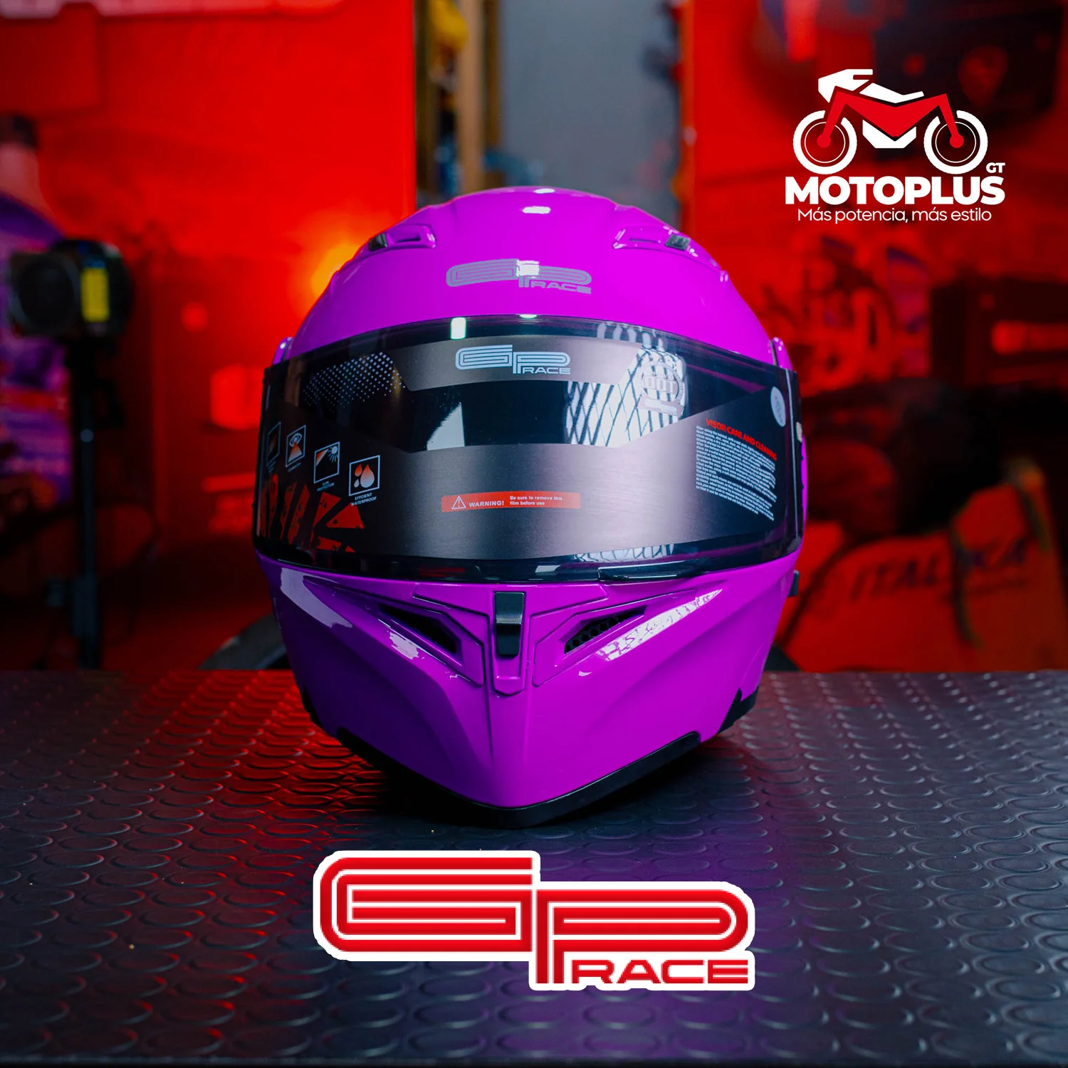 Casco GP Race Morado