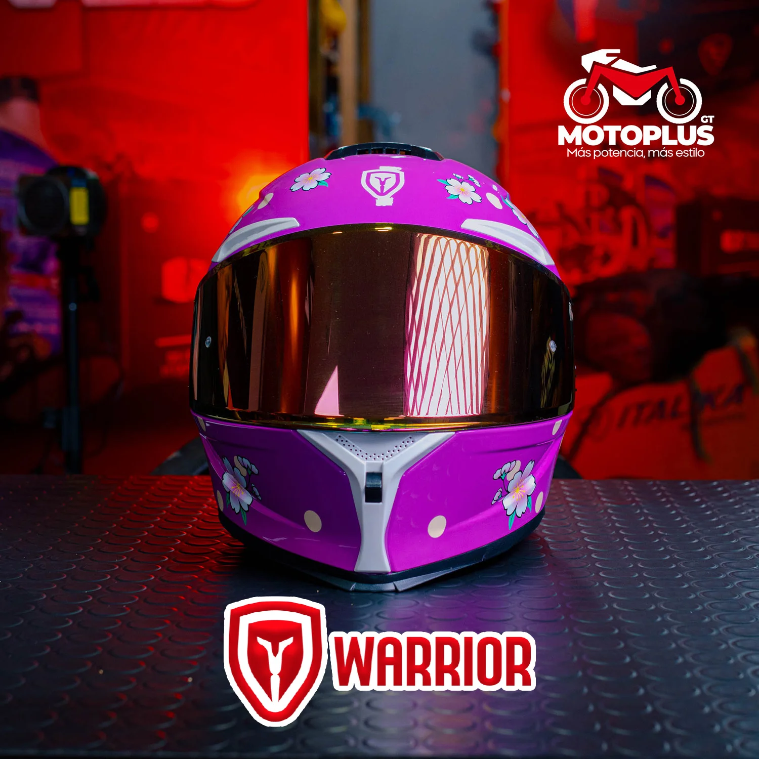 Casco Warrior Rosa