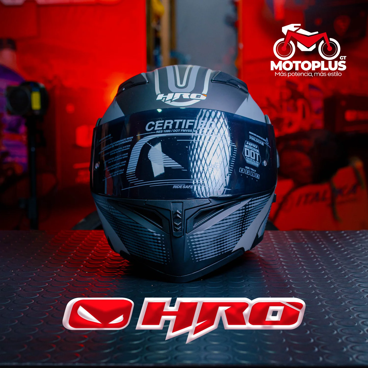 Casco HRO Gris